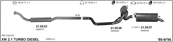 514000180 IMASAF Exhaust System Exhaust System