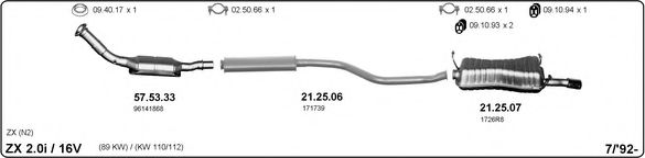 514000224 IMASAF Exhaust System