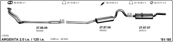 524000002 IMASAF Exhaust System Exhaust System