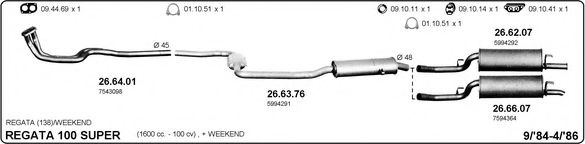 524000216 IMASAF Exhaust System
