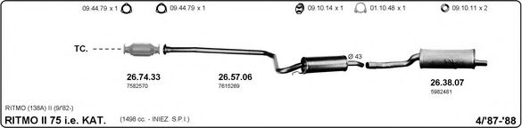 524000235 IMASAF Exhaust System