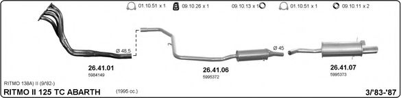524000240 IMASAF Exhaust System