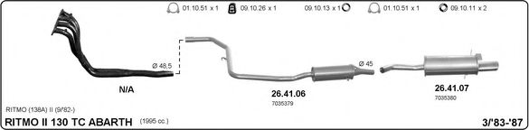 524000241 IMASAF Exhaust System Exhaust System