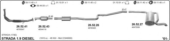 524000277 IMASAF Exhaust System