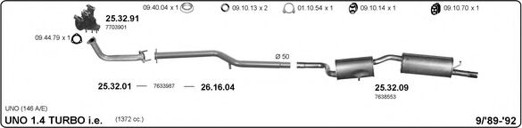 524000343 IMASAF Exhaust System