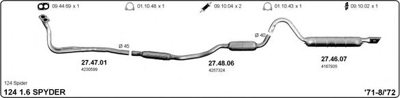 524000362 IMASAF Exhaust System