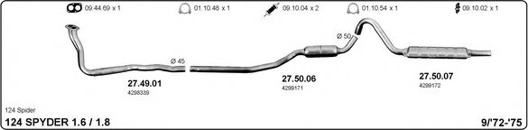 524000364 IMASAF Exhaust System