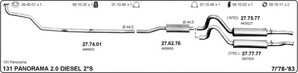524000398 IMASAF Exhaust System