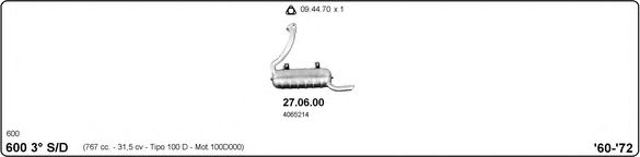 524000420 IMASAF Exhaust System