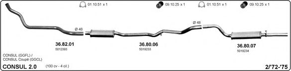 525000007 IMASAF Exhaust System