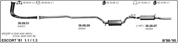 525000017 IMASAF Exhaust System