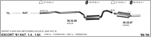 525000030 IMASAF Exhaust System
