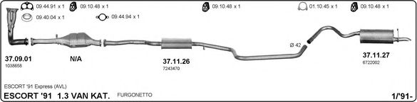 525000048 IMASAF Exhaust System
