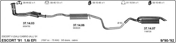 525000055 IMASAF Exhaust System