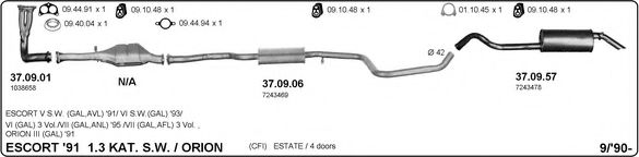 525000083 IMASAF Exhaust System
