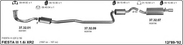 525000128 IMASAF Exhaust System