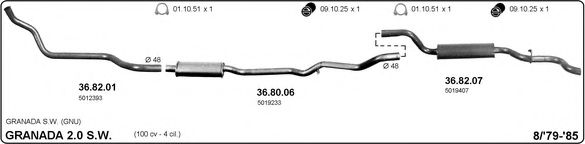 525000225 IMASAF Exhaust System