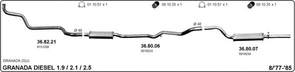 525000227 IMASAF Exhaust System