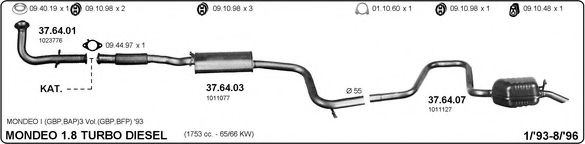 525000248 IMASAF Exhaust System