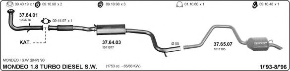 525000249 IMASAF Exhaust System