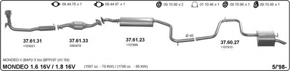 525000257 IMASAF Exhaust System