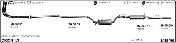 525000271 IMASAF Exhaust System