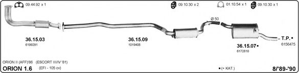525000273 IMASAF Exhaust System