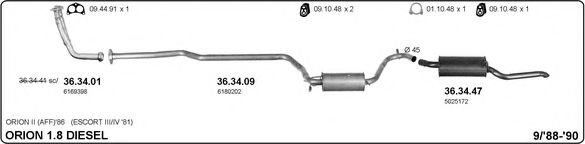 525000275 IMASAF Exhaust System
