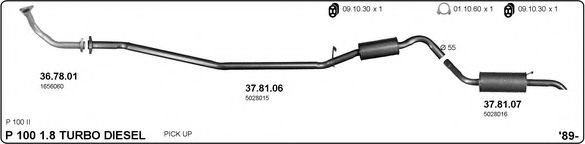 525000281 IMASAF Exhaust System