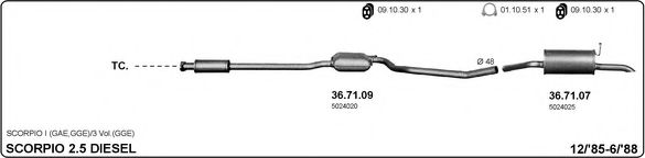 525000288 IMASAF Exhaust System