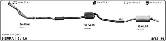 525000292 IMASAF Exhaust System