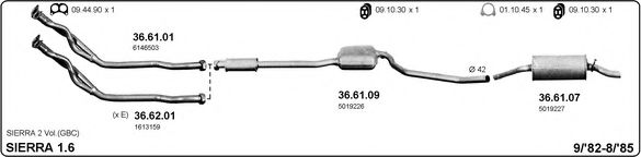 525000295 IMASAF Exhaust System