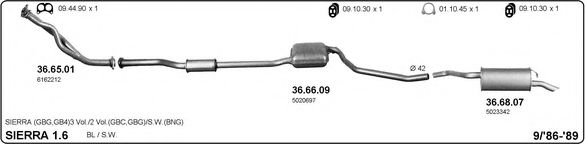 525000296 IMASAF Exhaust System