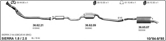 525000300 IMASAF Exhaust System