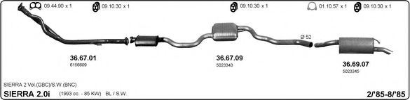 525000303 IMASAF Exhaust System
