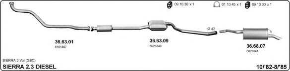 525000314 IMASAF Exhaust System