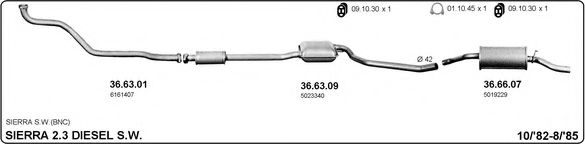 525000316 IMASAF Exhaust System Exhaust System