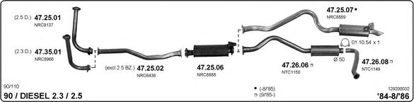 129200032 IMASAF Exhaust System
