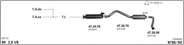 129200039 IMASAF Exhaust System Exhaust System