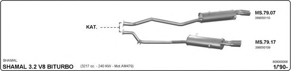 809000006 IMASAF Exhaust System Exhaust System