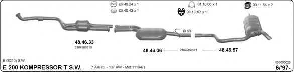 553000026 IMASAF Exhaust System