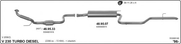 553000149 IMASAF Exhaust System