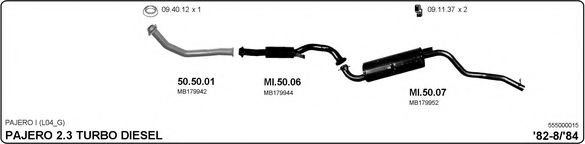 555000015 IMASAF Exhaust System