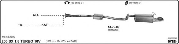 558000078 IMASAF Exhaust System