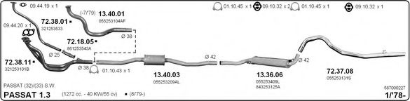 587000227 IMASAF Exhaust System