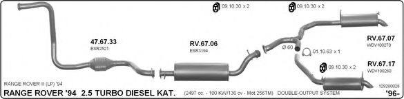 129200028 IMASAF Exhaust System Exhaust System