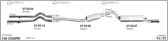 524000383 IMASAF Exhaust System