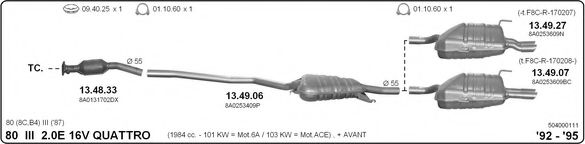 504000111 IMASAF Exhaust System