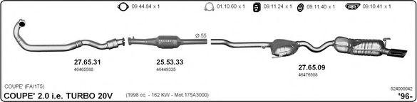 524000042 IMASAF Repair Kit, stabilizer suspension