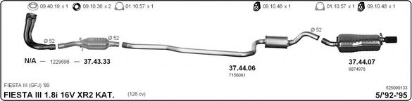 525000133 IMASAF Exhaust System